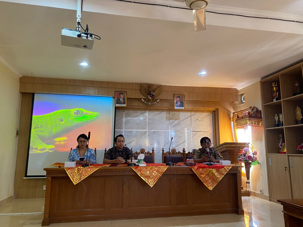 Pelaksanaan Bimtek E-surat dan tte dari Dinas Kominfo dan Dinas Perpustakaan Kabupaten Badung